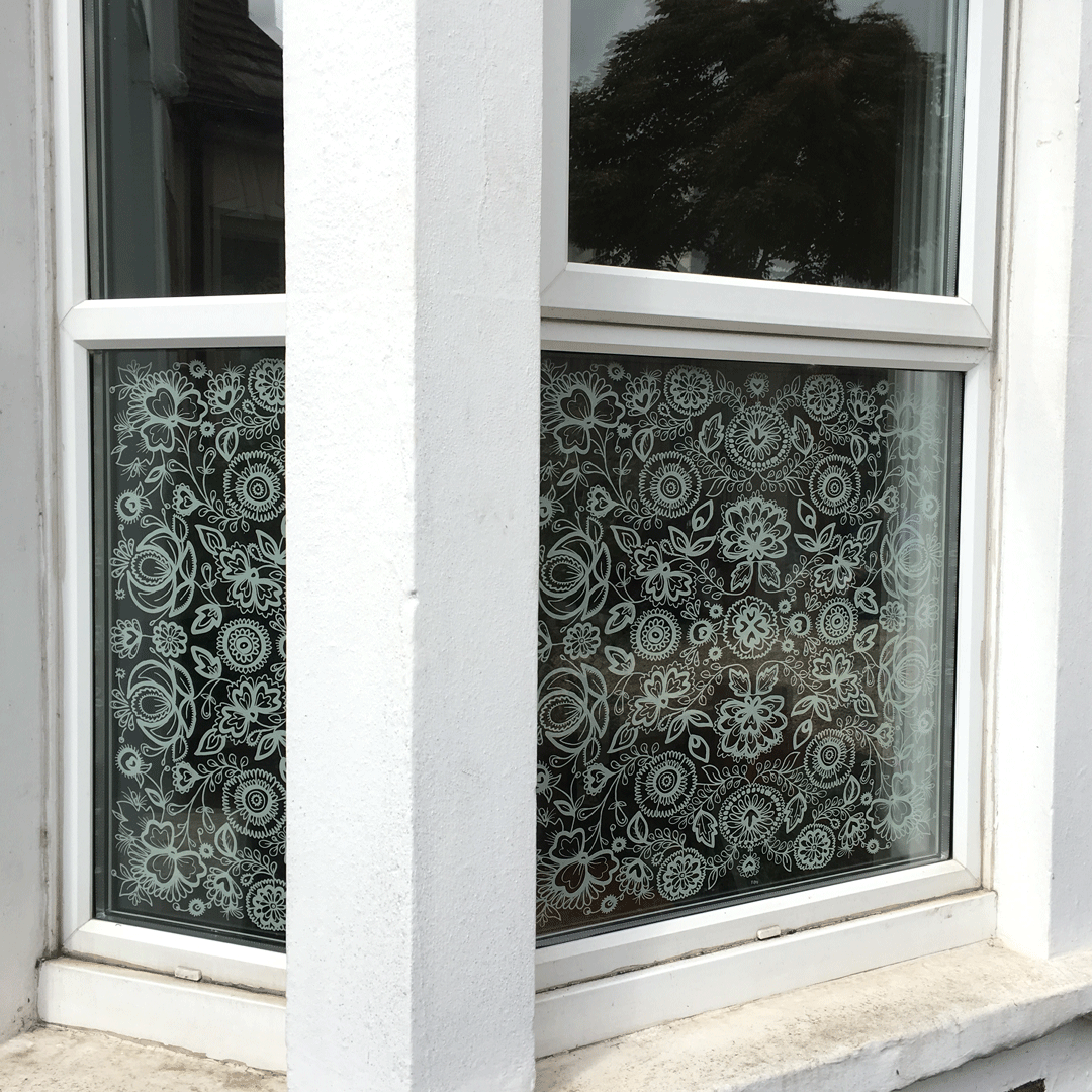 Flora made-to-measure window film