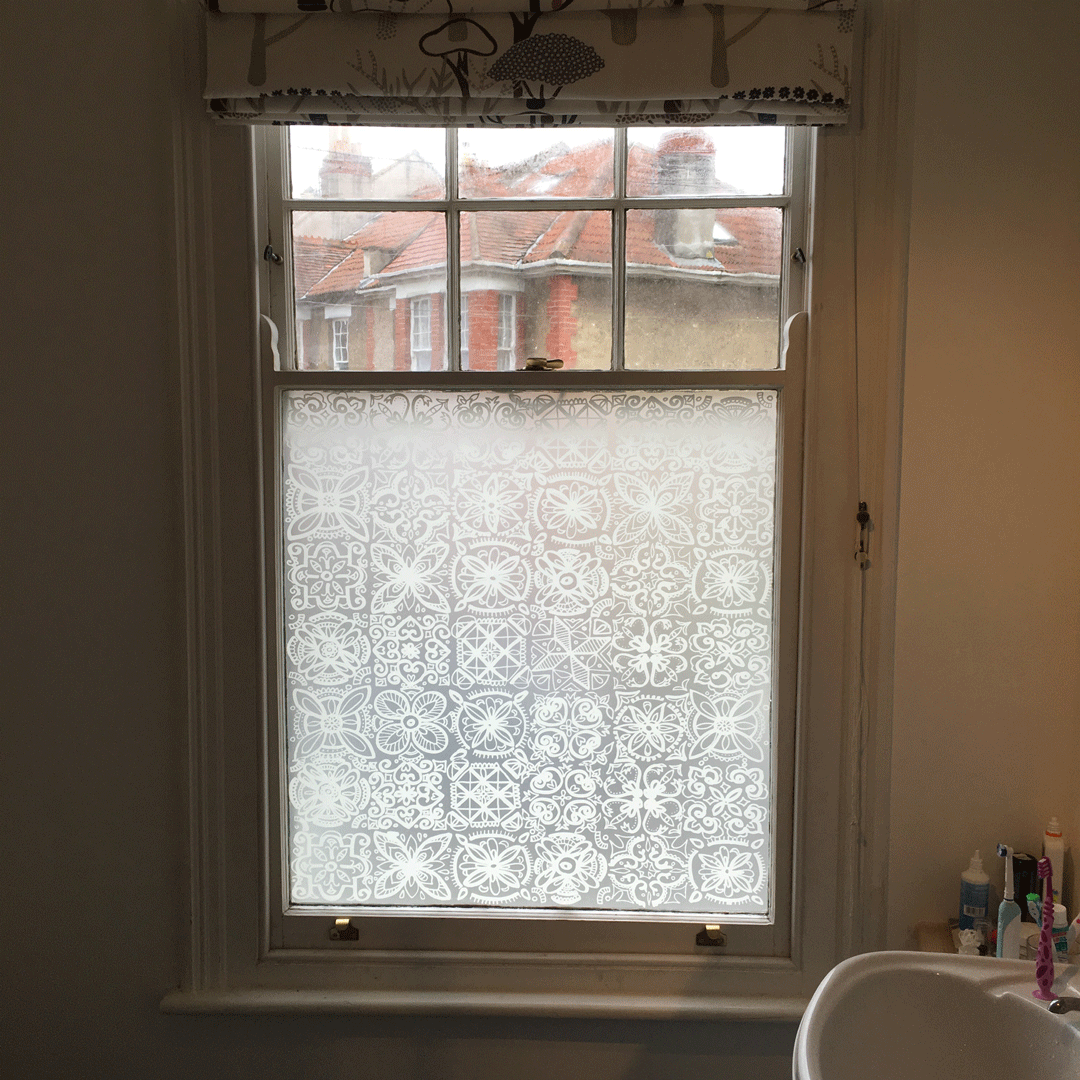 Tile made-to-measure window film