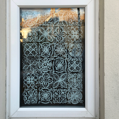 Tile made-to-measure window film